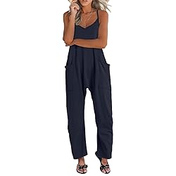 UNIANKIYA One Piece Jumpsuits for women V Neck