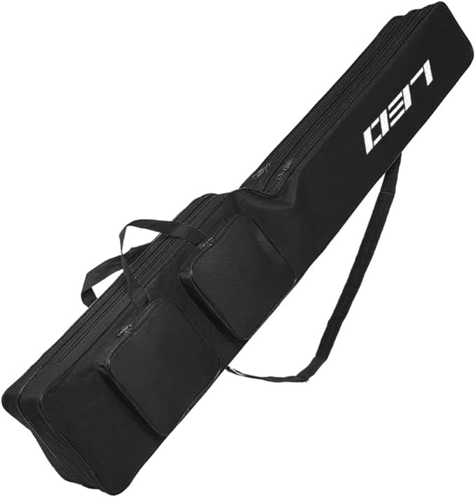 Lixada Fishing Bag, Double Layer Fishing Rod Bag Large Capacity Fishing