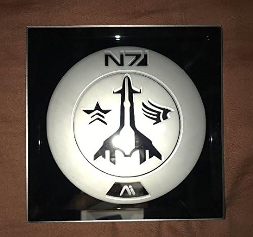 Mass Effect N7 Paragon Renegade Logo Mirror Glass Etching