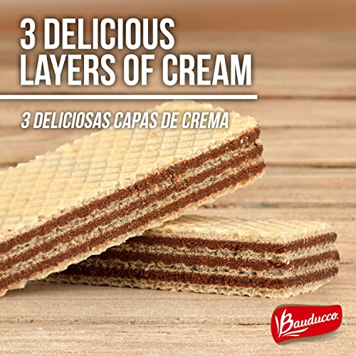 Bauducco Mini Chocolate Wafers Crispy Wafer Cookies With 3 Delicious, Indulgent Decadent