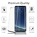 LK Screen Protector for Samsung Galaxy S8 Tempered Glass [Alignment Frame Easy Installation] 3D Curved Full Coverage Case Friendly