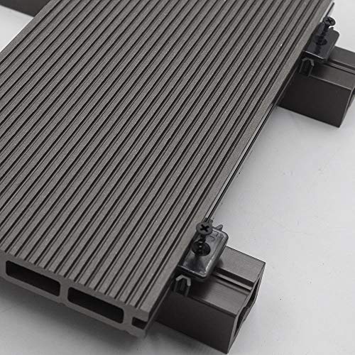 HOME DELUXE - WPC Terrassendielen SAMANA - Hellgrau, 30m² - Inkl. Unterkonstruktion und kompl. Zubehör I Terrassenboden… – Bild 5