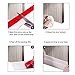 MAGZO Weather Stripping for Doors, 2 Inch Width X 47 Inch Length Upgraded Draft Stopper Under Door Draft Blocker Door Seal Strip Bottom with Adhesive (White)