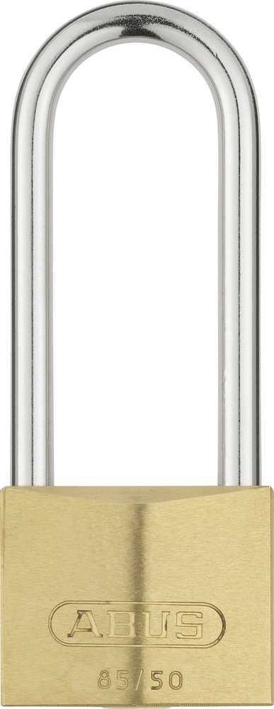 ABUS 02518 80mm Long Shackle Service Brass Padlock with 2745 Alike Keyed