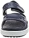 Crocs Kids' Crocband II Toddler Sandal | Water Shoe for Boys and Girls | Slip On Sandal, Navy/White, 10 M US Toddler