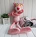 Stuffed Pink Panther - Plush Animal That's Suitable For Babies and Children - Perfect Birthday Gifts - Toy Doll for Baby, Kids and Toddlers