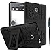 Tab A 7.0 Case 2016 DWaybox 2in1 Combo Hybrid Rugged Heavy Duty Armor Hard Back Cover Case with Kickstand for Samsung Galaxy Tab A 7.0 2016 T280 T285 (Black)