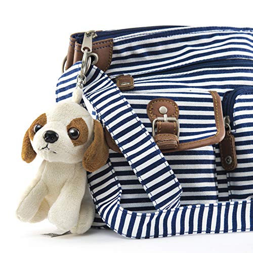 Prextex Puppies Plush Toys Small Dog Stuffed Animals Bulk Set of 6