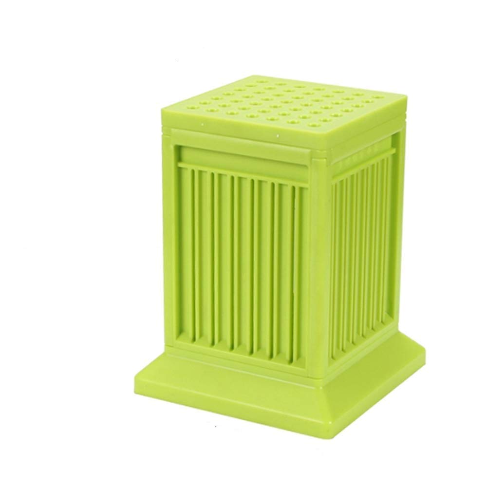 Leikance Barbecue Kebab Maker, Portable Meat Skewer Tool - Set of 49, Plastic, Green|Grey