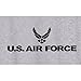 Air Force Wings Long Sleeve T-Shirt in Gray - X-Large
