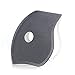 Activated Carbon Dustproof/Dust Mask - with Extra Filter Cotton Sheet and Valves for Exhaust Gas, Pollen Allergy, PM2.5, Running, Cycling, Outdoor Activities (Mask Filters)