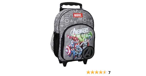 Mochila con ruedas Avengers de 38 cm, con ruedas : Amazon.es: Equipaje
