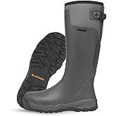 LaCrosse Burly Rubber Hunting & Work Boots for Men - Waterproof ZXT Rubber with Foam Insulation, Top Strap, EVA Footbed, and Slip-Resistant Outsole