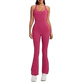 VUTRU Women's Sexy Scoop Neck One Piece Tank Top Sleeveless Backless Bodycon Long Jumpsuits Ribbed Rompers Playsuit