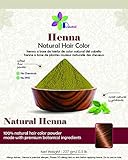 Revital - 100% Pure & Natural Henna Powder For Hair Dye / Color (0.5 lb), Henna Powder For Tattoo, Henna Paste Body Art, Hair Color, Organically Grown, Chemicals Free Hair Color