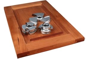 Infinity Cutting Tools 3-Pc. Cabinet Door Shape-Up Shaper Cutter Sets - Shaker