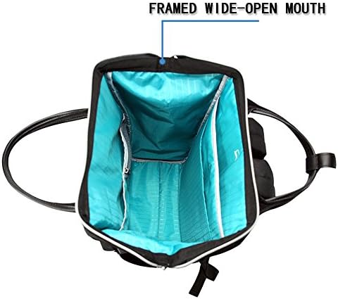 KROSER Laptop Backpack 15.6 Inch Stylish School Computer Backpack Doctor Bag Water Repellent College Casual Daypack with USB Port Travel Business Work Bag for Men/Women-Black 2 KROSER Laptop Backpack 15.6 Inch Stylish School Computer Backpack Doctor Bag Water Repellent College Casual Daypack with USB Port Travel Business Work Bag for Men/Women-Black