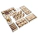 The Broken Token Board Game Organizer - Splendor and Cities Expansion Compatible Wood Storage Box with Multiple Trays