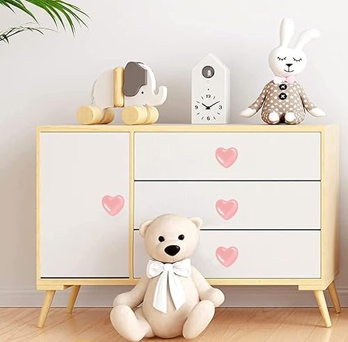 6X Cute Dresser Knobs Ceramic Cabinet Knobs Bright Pink Drawer Knobs Heart  Love-Shape Door Pull Knob Cabinet Closet Ceramic Drawer Cupboard Kitchen in  Saudi Arabia | Whizz Drawer Handles