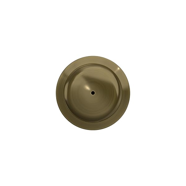 SCHLAGE F40PLY 609 16-080 10-027 PLYMOUTH BED AND BATH KNOB, ANTIQUE BRASS