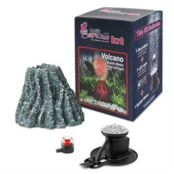 Hydor H2show Wonders Ornament Kit Volcano Red Led Amazon In