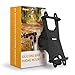 Fnova Bike Phone Mount, Silicone Adjustable Bicycle Phone Holder, Universal Cradle for Any Smartphone with 4.7-6 Inch Screens and All Bicycle Handlebars, Attach and Detach in Seconds (Black 2)