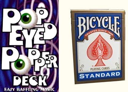 Pop Eyed Popper Deck (Bicycle) - red