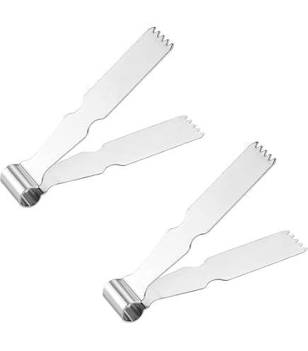 Tweezers, Baking Crimper Tool For Decorating Shakarbura, Maamul And Other Baked Goods. Stainless Steel