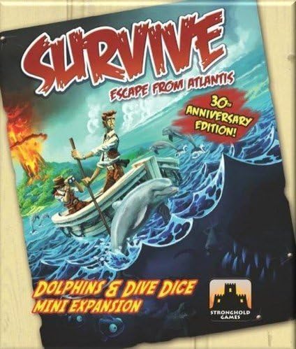 Survive: Escape from Atlantis! Dolphins & Dive Dice Mini Expansion by Stronghold Games