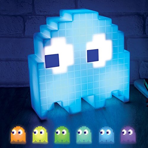 Pac-Man Ghost Light. Features colour changing mood, light which can be set to change in time to music.