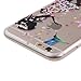 iPhone 6S Plus Case,iPhone 6 Plus/6S Plus Tpu Case,UZZO [Slim Fit] Clear TPU Gel Rubber Skin Silicone Protective Case, Cute Cartoon Dolphin Penguin Flower Fairy Case For iPhone 6 Plus/6S Plus