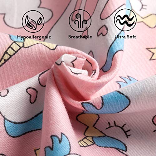 Toddler Pillowcases Set of 2, Hypoallergenic Baby Pillow Cover Fits