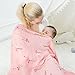 Swaddle Blankets Muslin by LifeTree - Flamingo Print Oversized 47