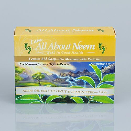 Neem Oil Soap with Coconut & Lemon Peel Oil - Lemon Aid