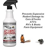 Vehicle Protection by Exterminators Choice-Mice &amp; Rodent Repellent Vehicle Wiring|Protects Engine Wiring|Prevents Nesting/Chewing-All Natural-for Rats,Squirrels, Mice…