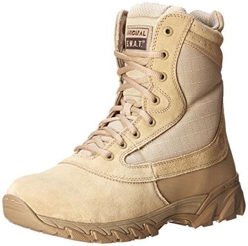 Original s.w.a.t. men s chase 9 inch side zip tactical boot, tan,…