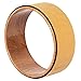 Purity Wave Cork Yoga Wheel - Eco-Friendly, Strong and Most Comfortable Dharma Yoga Prop Wheel, Perfect for Stretching and Improving Backbends, 12.5 x 5.1 Inch, Instructional Booklet Included