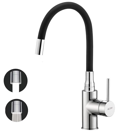 ALTON Brass Single Lever Kitchen Sink Mixer with 360 Swivel Flexible