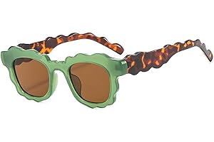 COTIA Fashion Square Sunglasses Women New Unique Irregular Wave-Shaped Frames Sun Glasses for Men Trending Cute Eyewear