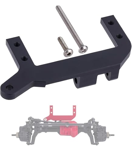 GPM Alu-Differentialsperre Servo-Halterung Für Traxxas TRX-4 & TRX-6 – Rot, Ultra-leicht & Stabil