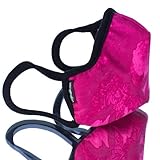 VOGMASK Microfiber High-Filtration Dust Mask: Pink Roses