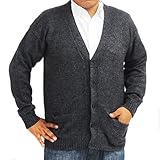 CELITAS DESIGN Men's Cardigan Alpaca Vneck Buttons and Pockets