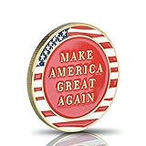 JNY Make America Great Again - Famous Kanye West Tweet - Free Thinkers Don't Fear Retaliation For Your Thoughts - Gold Plated Stunning Detailing Commemorative Challenge Coin
