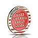 JNY Make America Great Again - Famous Kanye West Tweet - Free Thinkers Don't Fear Retaliation For Your Thoughts - Gold Plated Stunning Detailing Commemorative Challenge Coin