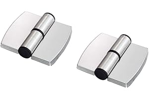 KYIEN 2Pcs Stainless Steel PublicToilet Toilet Partition Hardware Connection Accessories Hotel Shopping Mall Public Toilet Partition Hinge Self-Closing Spring Hinge (Right Side)