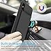 iPhone X Battery Case,MQOUNY Magnetic Power 3600mAH Rechargeable Battery Portable Charger Protective Charging Case Power Bank Cover for Apple iPhone X.(Black)