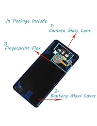 LG G6 carcasa cámara cubierta de vidrio botón altavoz Flex partes