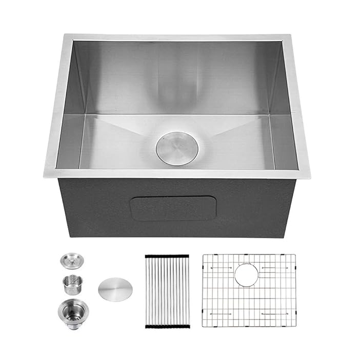 Buy Stainless Utility Sink 24 Inch Sarlai 24x18x12 Inch Laundry Sink