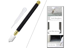 Diamond Glass Tile Cutter for Glass Tiles Cutting Tools 6-12mm Pencil Style Carbide Tip Ceramic Tile Mirror Cutter Hand Tool