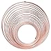 4LIFETIMELINES True Copper-Nickel Alloy Non-Magnetic Brake Line Tubing Coil - 3/16 Inch, 50 Feet